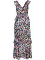 Amur Evita floral-print dress - PURPLE