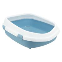 Trixie Primo XXL with White Open Litter Tray with Rim for Cats - BLUE