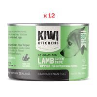 Kiwi Kitchens Grass Fed Lamb Green Tripe Topper for Supplemental Feeding Canned Wet Dog Food 170G Pack Of 12