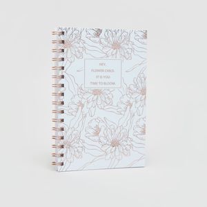Syloon Typographic Print A5 Spiral Notebook