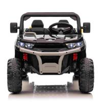 Megastar Ride on 24V Electric 6-Wheel 4WD Ride On Dumper Truck with Working Trailer & rc XMX623B-BLK