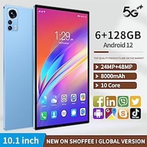 Tablet Pc X12 10.1-inch Android12  Full screen Face recognition  Dual SIM Wifi GPS Gravity Sensor Audio recorder GooglePlay WPS 5G WIFI Bluetooth  Game Tablet Lightinthebox