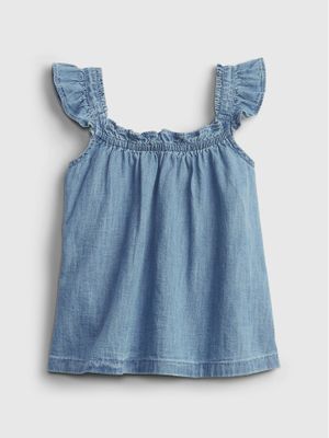 Toddler Denim Ruffle Top Toddler Denim Ruffle Top