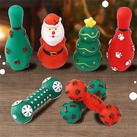 Pet Products  Christmas Pet Toy Enamel Soundmaking Dog Tooth Grinding Toy Bite Resistant Toy Lightinthebox - thumbnail