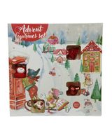Homesmiths Advent Calendar Glass Christmas L38.5 x W38.5 x H5.5 cm