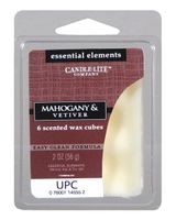 Candle Lite Essential Elements Wax Cubes 2Oz 6 Piece Mahogany & Vetiver Candle Lite Essential Elements Wax Cubes 2Oz 6 Piece Mahogany & Vetiver