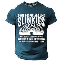 Graphic Letter Daily Designer Retro Vintage Men's 3D Print T shirt Tee Sports Outdoor Holiday Going out T shirt Black Navy Blue Purple Short Sleeve Crew Neck Shirt Spring  Summer Clothing Apparel S Lightinthebox - thumbnail