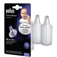 Braun 2X20 Lens Filter For Infr Red Ear Thermometer Eliminates Risk Of Cross Contamination, BPA & Latex Free, Patented Flange