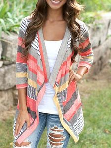Stripes Knit Cardigans
