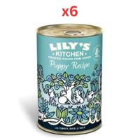 Lily's Kitchen Turkey & Duck Recipe Puppy Wet Food 400G (Pack of 6)