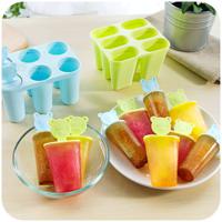 6Pcs Bear Homemade Ice Maker Mold