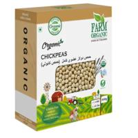 Farm Organic Dollar Chickpeas Whole Kabuli Chana 500 g