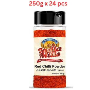 India Mills Jar Chili Powder 24x250gms