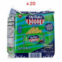 M.Y.San Sky Flakes Flaxseed Crackers Pack Of 10 - 25 Gm Pack Of 20 (UAE Delivery Only)