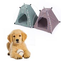 42*42*40cm Pet Mini Camp Tent Bed Puppy Play House Sun Shelter Kitten Cat For Travel Garden - thumbnail