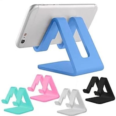 2PC Desk Phone Holder Triangle Mobile Stand For Cell Phone Tablet Universal plastic Phone Stand Lightinthebox
