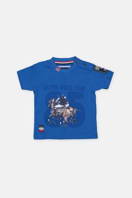 Toddler Boys Graphic Print Tee Blue Toddler Boys Graphic Print Tee Blue