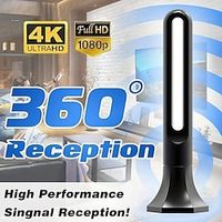 2023 Upgrade TV Antenna  360° Reception amp; Long Range Reception For Indoor And Outdoor Digital Antenna For Smart HDTV Support 4K 1080P HDTV Antenna With Amplifier Signal Booster And Thick Coaxial Cable Lightinthebox - thumbnail