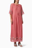 Camela Dress in Cotton Silk Blend - thumbnail