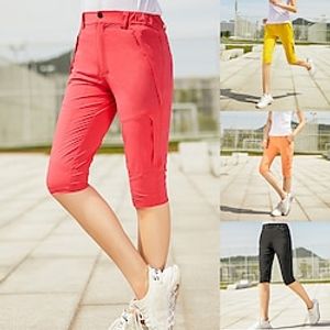 Women's Hiking Shorts Outdoor Ripstop Breathable Lightweight Quick Dry Shorts Bottoms Black Yellow Fishing Climbing Beach M L XL XXL XXXL Lightinthebox