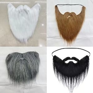 carnival Beard Santa Beard White long hair black beard party beard dress up Lightinthebox