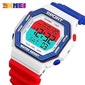 SKMEI 1988 Outdoor Sport Watch Men Alarm Chrono Clock 5Bar Waterproof Military Watches LED Display Digital Watch miniinthebox
