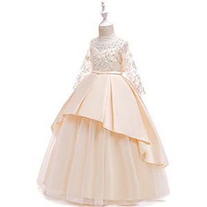 Princess Cosplay Costume Costume Girls' Movie Cosplay Christmas New Year's White Pink Fuchsia Dress Christmas Halloween Children's Day Polyester / Cotton miniinthebox