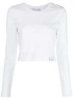 3.1 Phillip Lim longsleeved logo T-shirt - White - thumbnail