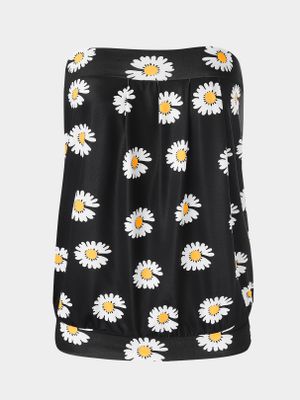 YOINS Calico Print Strapless Sleeveless Cami YOINS Calico Print Strapless Sleeveless Cami