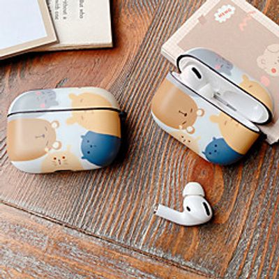 Case For AirPods Pro / Airpods 1/2 Shockproof / Dustproof Headphone Case Soft miniinthebox