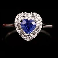 Women's Rings Elegant Wedding Heart Ring  Silver  Fall  Winter  Spring  Summer Lightinthebox - thumbnail