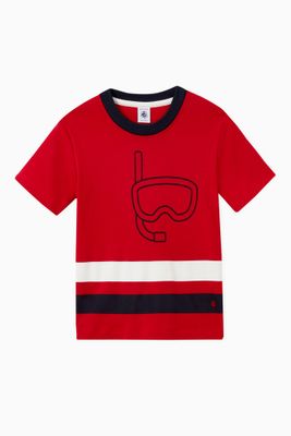 Printed T-shirt in Cotton Printed T-shirt in Cotton