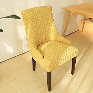 Stretch Armless Wingback Chair Cover Dinning Chair Cover Slipcover Arm Chair Protector Cover for Dining Room Banquet Home Decor Machine Washable miniinthebox