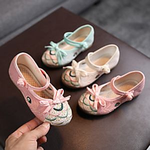 Boys' Girls' Flats Espadrilles Cotton Little Kids(4-7ys) Big Kids(7years ) Daily Walking Shoes Blue Pink Beige Fall Lightinthebox