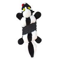 PetStages Roadkillz Skunk Dog Toy Large, Black