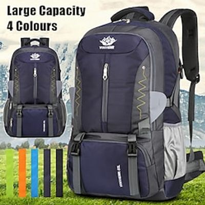 Men's Backpack School Bag Bookbag Functional Backpack Outdoor Camping Hiking Traveling Color Block Nylon Large Capacity Waterproof Durable Zipper Black Navy Blue Sky Blue miniinthebox Men's Backpack School Bag Bookbag Functional Backpack Outdoor Camping Hiking Traveling Color Block Nylon Large Capacity Waterproof Durable Zipper Black Navy Blue Sky Blue miniinthebox