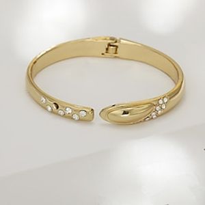 Women's Zircon Tennis Bracelet Geometrical Peace Fashion European Trendy Alloy Bracelet Jewelry Silver  Golden yellow  Rose Gold For Halloween Carnival Graduation Prom Club Lightinthebox