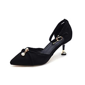 Women's Heels Pumps PU Almond Black Yellow miniinthebox