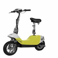 Megastar Megawheels 24V Electric B05 Foldable Scooter With Seat, Yellow - BD005-YE (UAE Delivery Only)