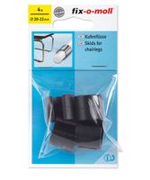 Fix-O-Moll Skids For Chairlegs Black 20-22