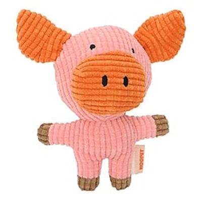 Cute Stuffed Squeak Dog Toys Chewers Toy Elephant Piggy Cows Toy for Small Medium Dog (Piggy) Lightinthebox