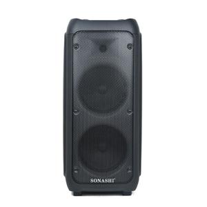 Sonashi Dual 8-Inch Rechargeable Bluetooth Speaker - SPS-8018RT