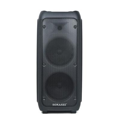 Sonashi Dual 8-Inch Rechargeable Bluetooth Speaker - SPS-8018RT