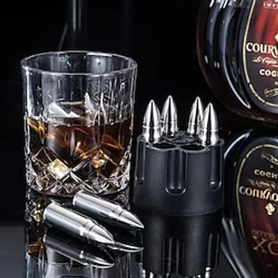 304 Stainless Steel Ice Cubes Metal Ice Cubes Whiskey Stone Red Wine Cooling And Cooling Ice Cubes Day Valentine's Day for him Lightinthebox