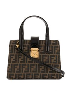 Fendi Pre-Owned Zucca Pattern 2way Hand Bag - Brown