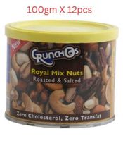 Crunchos Royal Mix Nuts 100g- Carton of 12 Packs Crunchos Royal Mix Nuts 100g- Carton of 12 Packs
