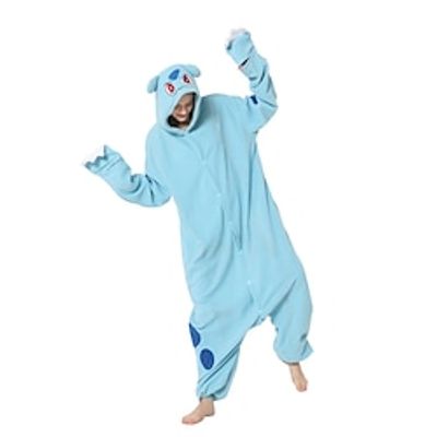 Adults' Kigurumi Pajamas Nightwear Onesie Pajamas Monster Animal Animal Onesie Pajamas Cute Polar Fleece Terylene Cosplay For Men's Women's Animal Sleepwear Cartoon Lightinthebox