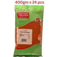 Natures Choice Chilli Powder 400g Pack Of 24 (UAE Delivery Only)