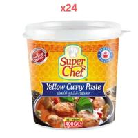 Super Chef Yellow Curry Paste 400Gm (Pack Of 24)