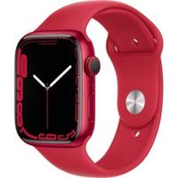 Apple Watch Series 7, (PRODUCT) RED Aluminium Case with (PRODUCT) RED Sport Band